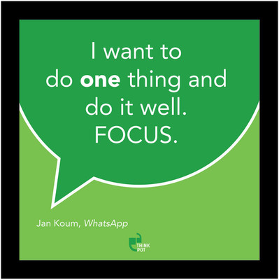 25% OFF on I want to do one thing and do it well - Jan Koum, Whatsapp Framed Poster Photographic Paper