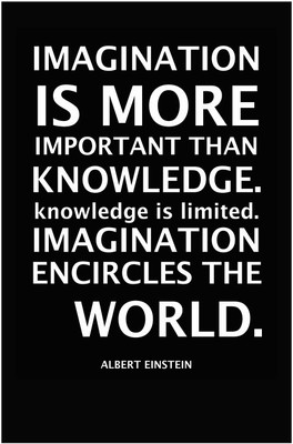 73% OFF on Artmagik Albert Einstein Quote Fine Art Print