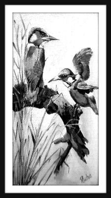 37% OFF on Miniature Bird Painting Fine Art Print