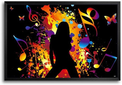 74% OFF on House Music Fp00004126 Framed Photographic Paper