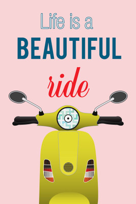 37% OFF on Life is a Beautiful Ride Paper Print 37% OFF on Life is a Beautiful Ride Paper Print