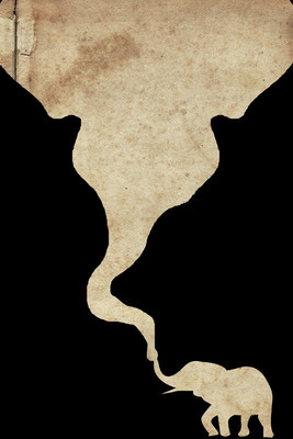 37% OFF on Gatsby Elephant Paper Print