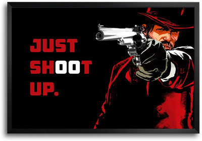 46% OFF on ShopMantra Just Shoot up Gun Laminated Frame Poster Paper Print 46% OFF on ShopMantra Just Shoot up Gun Laminated Frame Poster Paper Print