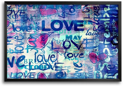 74% OFF on Colorful Love Fp00003645 Framed Photographic Paper