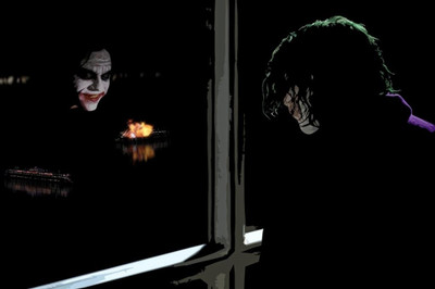 62% OFF on Joker Mirror Art Poster Photographic Paper