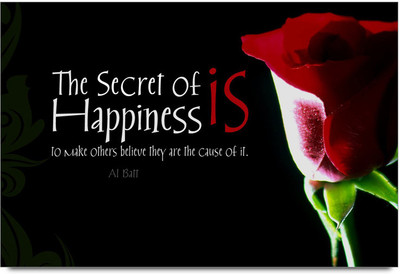 62% OFF on Happiness Quote Paper Print