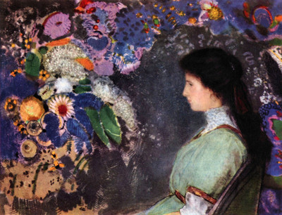 8% OFF on Portrait of Violet Heyman by Odilon Redon Canvas Art