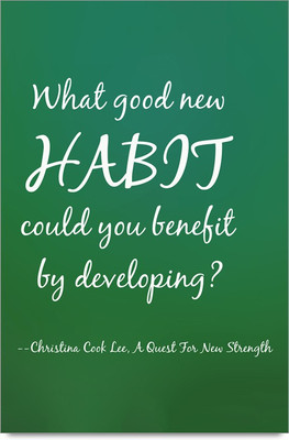 50% OFF on Quote on habbit Paper Print