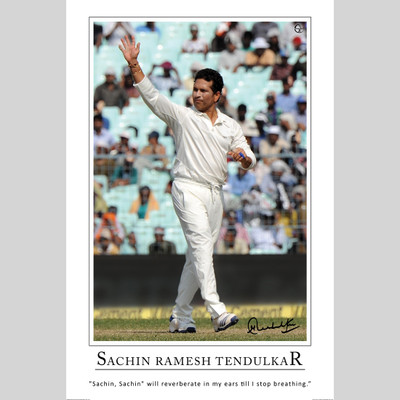 20% OFF on Sachin Tendulkar - Farewell test (white) Paper Print 20% OFF on Sachin Tendulkar - Farewell test (white) Paper Print