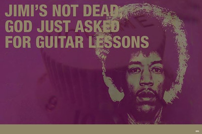 64% OFF on Jimi Hendrix Desktop Photographic Paper