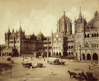 Victoria Terminus-Bombay-C.1880 Photographic Paper