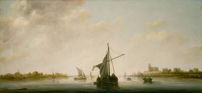 12% OFF on A View Of The Maas At Dordrecht By Aelbert Cuyp Dutch Fine Art Print