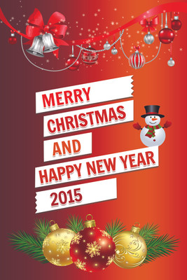 16% OFF on Poster - Bells of Chritmus Brings Happiness In New Year Paper Print