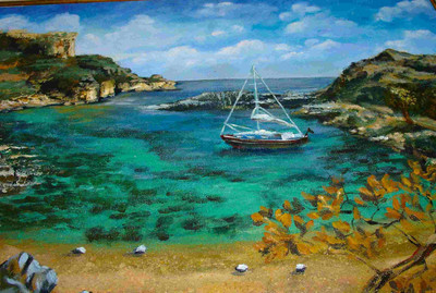 43% OFF on Painting without Frame Scenery-14 (34X22) Canvas Art