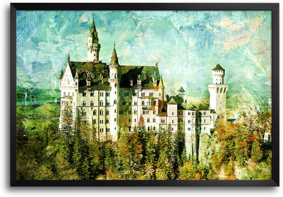 46% OFF on Vintage Castle Painting Laminated Framed Paper Print 46% OFF on Vintage Castle Painting Laminated Framed Paper Print