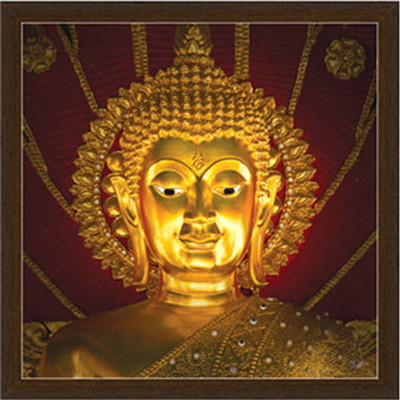 16% OFF on Attractive Face Gautam Buddha Frame By Returnfavors Canvas Art