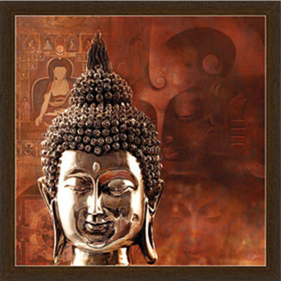 24% OFF on Striking Art Gautam Buddha Frame By Returnfavors Canvas Art