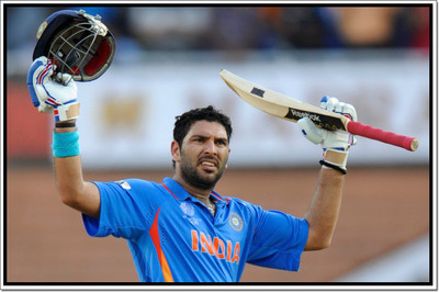 50% OFF on Yuvraj Singh Poster Paper Print