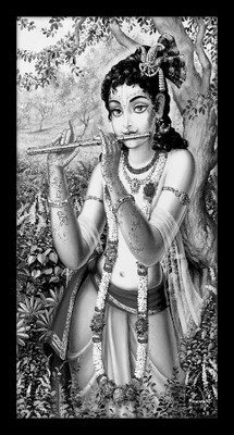 37% OFF on Sri Krishna With Flue Fine Art Print