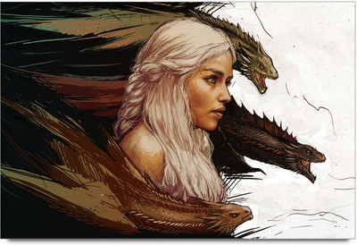 53% OFF on Game of Thrones Khaleesi Poster Paper Print 53% OFF on Game of Thrones Khaleesi Poster Paper Print