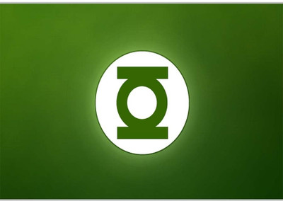 37% OFF on Green Lantern Logo Poster (18 x 12 Inches) by Shopkeeda Paper Print