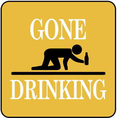 37% OFF on Gone Drinking Paper Print 37% OFF on Gone Drinking Paper Print
