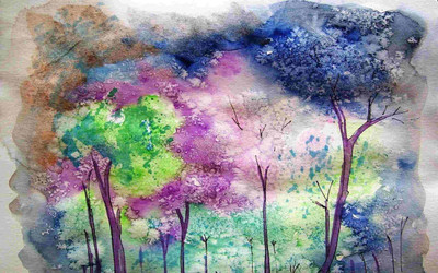 43% OFF on Painting without Frame Art Abstract-6 (34X22) Canvas Art