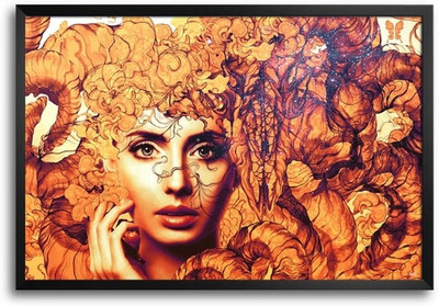 74% OFF on Abstract Art Girl Fp00003991 Framed Photographic Paper