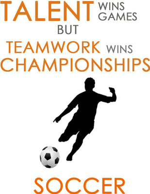 52% OFF on Talent Wins the Game, But Teamwork Wins Championship Fine Art Print