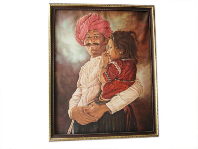 31% OFF on ICB father and daughter painting on canvas Canvas Art 31% OFF on ICB father and daughter painting on canvas Canvas Art