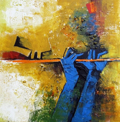 3% OFF on Wonder Images Modern Krishna Canvas Canvas Art with Back Framing Canvas Art