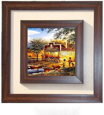 29% OFF on Lila Painting DVL- S-1152 With Wooden Frame Canvas Art