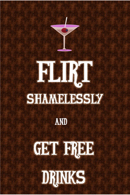 57% OFF on Flirt Shamelessly Paper Print