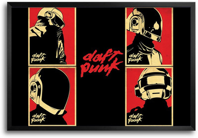 46% OFF on ShopMantra Daft Punk Laminated Frame Poster Paper Print