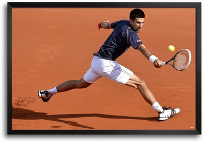 74% OFF on Novak Djokovic French Open Fp00004649 Framed Photographic Paper