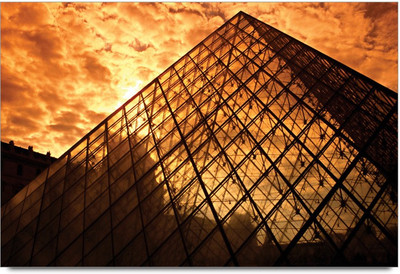 34% OFF on Amy Beautiful Louvre Pyramid in Shinshine Paper Print