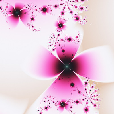 50% OFF on Fractal flowers Canvas Art