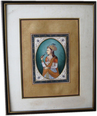 31% OFF on ICB Mugal Princess painting on paper Paper Print