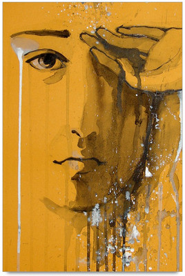 75% OFF on Amy Depressed Girl 3D Poster