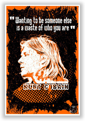 37% OFF on PosterGuy Kurt Cobain Nirvana Music Legends and Bands Poster Paper Print