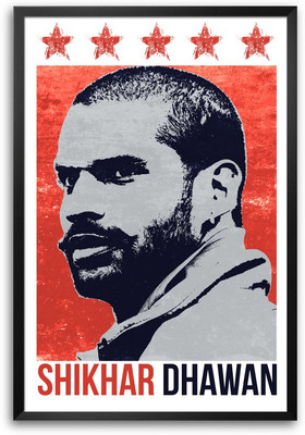46% OFF on Shopmantra Shikhar Dhawan Art Paper Print