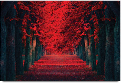 75% OFF on Red Leaves Paper Print 75% OFF on Red Leaves Paper Print