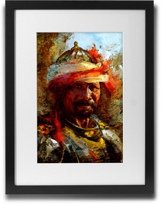 76% OFF on Shaildha's Water Colour Painting Print of Middle Eastern Worrier Fine Art Print