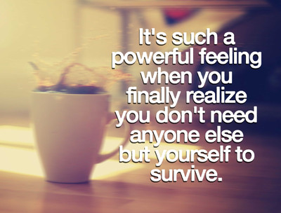 55% OFF on Powerful Feeling Quote Paper Print