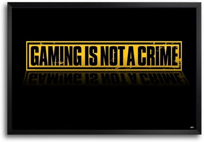 74% OFF on Gaming Is Not Crime Fp00004260 Framed Photographic Paper