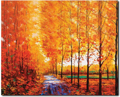 69% OFF on Stybuzz Autumn Painting Canvas Art