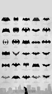 66% OFF on Urbanhomz Evolution of Batman Poster Paper Print
