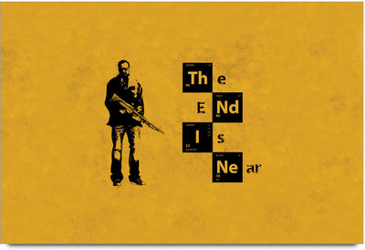 53% OFF on Breaking Bad End is Near Poster Paper Print