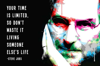 8% OFF on Steve Jobs - Time is Limited Paper Print 8% OFF on Steve Jobs - Time is Limited Paper Print