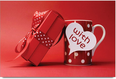 34% OFF on Amy Red Love Mug Gift Valentine 3D Poster